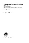 Cover: Managing Buyer-Supplier Relations - Routledge