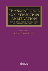 Abbildung von: Transnational Construction Arbitration - CRC Press