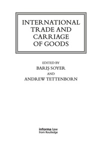 Abbildung von: International Trade and Carriage of Goods - CRC Press