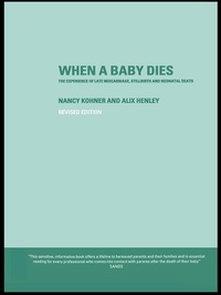 Enlarge image Cover: When A Baby Dies - Routledge