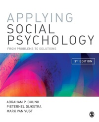 Enlarge image Cover: Applying Social Psychology - SAGE Publications Ltd