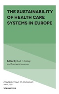 Cover: The Sustainability of Health Care Systems in Europe - Emerald Publishing Limited