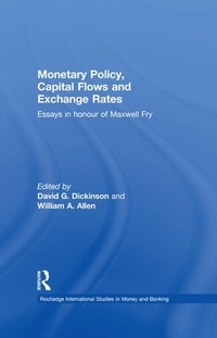 Enlarge image Cover: Monetary Policy, Capital Flows and Exchange Rates - Routledge
