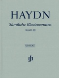 Cover: Joseph Haydn - S&auml;mtliche Klaviersonaten Band III - Henle, G&uuml;nter