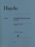 Cover: Joseph Haydn - S&auml;mtliche Klaviersonaten Band III - Henle, G&uuml;nter