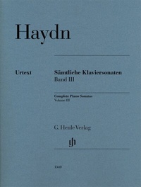 Abbildung von: Joseph Haydn - Sämtliche Klaviersonaten Band III - Henle, Günter