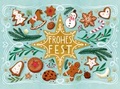 Cover: Adventskalender zum Verschicken (DIN A6) mit 24 T&uuml;rchen und Kuvert WWS - arsEdition