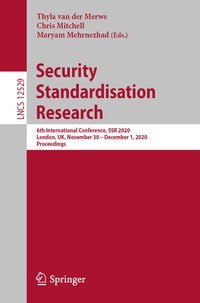 Abbildung von: Security Standardisation Research - Springer