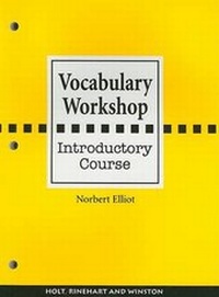 Enlarge image Cover: Vocabulary Workshop, Introductory Course - Holt McDougal