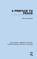 Cover: A Preface to Peace - Routledge