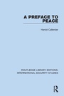 Cover: A Preface to Peace - Routledge
