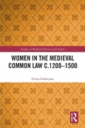 Cover: Women in the Medieval Common Law c.1200-1500 - Routledge