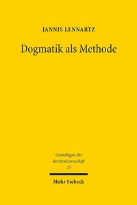 Abbildung von: Dogmatik als Methode - Mohr Siebeck
