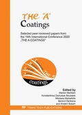 Cover: THE "A" Coatings - Trans Tech Publications Ltd
