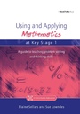 Cover: Using and Applying Mathematics at Key Stage 1 - David Fulton Publishers Ltd
