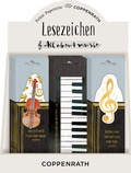 Cover: Lesezeichen mit Botschaft - All about music - Coppenrath