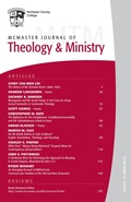 Cover: McMaster Journal of Theology and Ministry: Volume 18, 2016-2017 - Wipf and Stock Publishers
