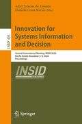 Bild: Innovation for Systems Information and Decision - Springer