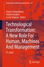 Cover: Technological Transformation: A New Role For Human, Machines And Management - Springer