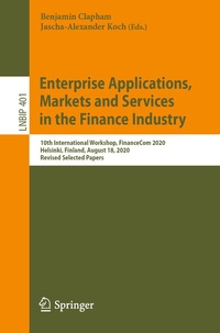 Abbildung von: Enterprise Applications, Markets and Services in the Finance Industry - Springer