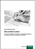 Cover: Das andere Lesen - Verlag Julius Klinkhardt