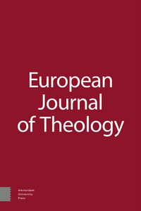 Abbildung von: European Journal of Theology - Amsterdam University Press
