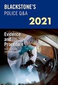 Cover: Blackstone's Police Q&A 2021 Volume 2: Evidence and Procedure - Oxford University Press