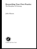 Cover: Researching Your Own Practice - Routledge