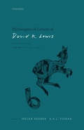 Cover: Philosophical Letters of David K. Lewis - OUP eBook