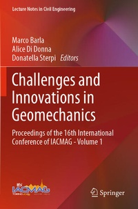 Enlarge image Cover: Challenges and Innovations in Geomechanics - Springer