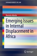 Cover: Emerging Issues in Internal Displacement in Africa - Springer