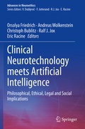 Cover: Clinical Neurotechnology meets Artificial Intelligence - Springer