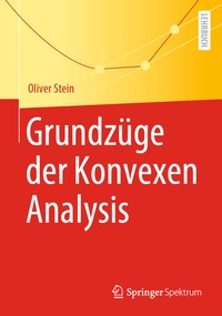 Abbildung von: Grundzüge der Konvexen Analysis - Springer Spektrum