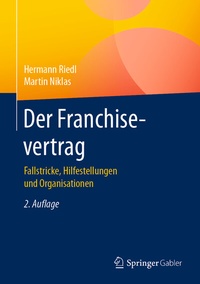 Abbildung von: Der Franchisevertrag - Springer Gabler