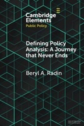 Cover: Defining Policy Analysis: A Journey that Never Ends - Cambridge University Press
