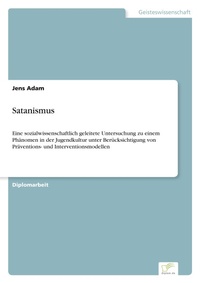 Enlarge image Cover: Satanismus - diplom.de