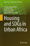 Cover: Housing and SDGs in Urban Africa - Springer
