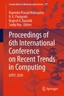 Cover: Proceedings of 6th International Conference on Recent Trends in Computing - Springer