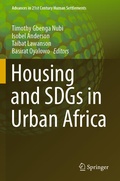 Cover: Housing and SDGs in Urban Africa - Springer