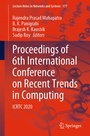 Cover: Proceedings of 6th International Conference on Recent Trends in Computing - Springer