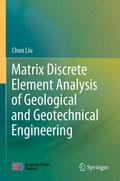 Cover: Matrix Discrete Element Analysis of Geological and Geotechnical Engineering - Springer