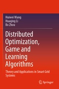 Cover: Distributed Optimization, Game and Learning Algorithms - Springer