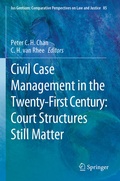 Abbildung von: Civil Case Management in the Twenty-First Century: Court Structures Still Matter - Springer