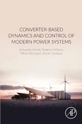 Cover: Converter-Based Dynamics and Control of Modern Power Systems - Academic Press