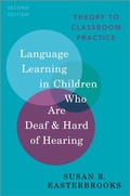 Cover: Language Learning in Children Who Are Deaf and Hard of Hearing - OUP eBook