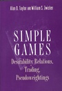 Cover: Simple Games - Princeton University Press