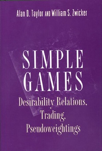 Enlarge image Cover: Simple Games - Princeton University Press