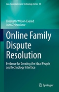 Cover: Online Family Dispute Resolution - Springer