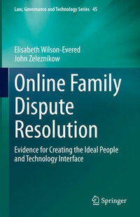 Enlarge image Cover: Online Family Dispute Resolution - Springer