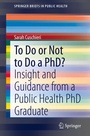 Cover: To Do or Not to Do a PhD? - Springer